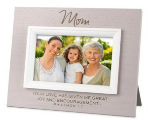 Mom Photo Frame MDF Textured Blessings