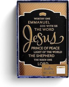 Names of Jesus - 18 Premium Christmas Boxed Cards and Envelopes, KJV (DaySpring)