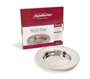 Communion Bread Plate Silver