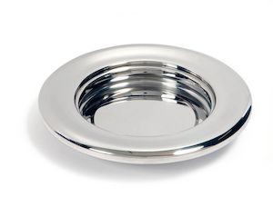 Communion Stacking Bread Plate silver