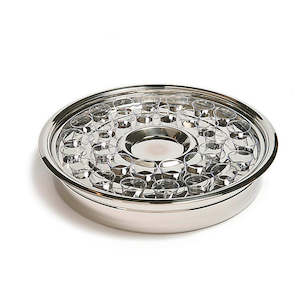 Communion One Pass Tray & Disc silver