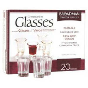 Communion Cups - glass 20 count