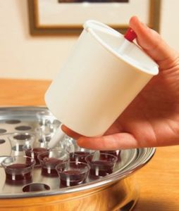 Communion Button-Release cup filler