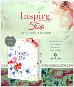 NLT Inspire Faith Bible filament enabled edition Wildflower Meadow Hardcover 10.…