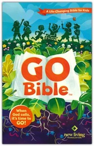 NLT Go Bible for Kids softcover 9.5 point text Ages 7+- NEW TITLE STOCK DUE JANUARY