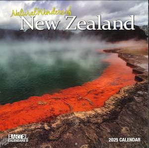 Gifts: 2025 Natural Wonders of New Zealand Calendar 30 x 30cm