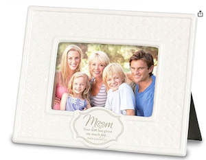 Gifts: Mum Ceramic Photo Frame Pattern of Praise