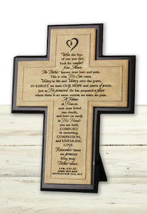 Gifts: Remember Cast Stone Cross Lamentations 3:31-32