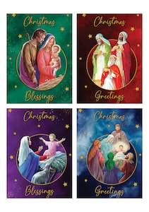 Christmas Blessings - Christmas Cards - Pack of 8