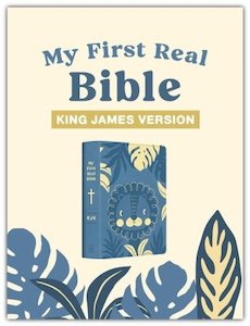 KJV My First Real Bible Boys blue imitation leather Ages 3-5