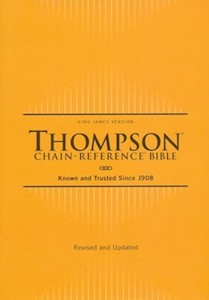 KJV Thompson Chain-Reference Bible Yellow Gold Hardcover 9.5 Point Comfort Print