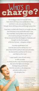 Who's In Charge? - Derek Prince Youth Proclamation Card