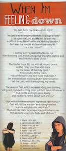 When I'm Feeling Down - Derek Prince Youth Proclamation Card