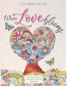 Where Love Blooms Coloring Book for Adults