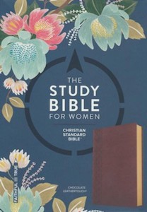 CSB Study Bible for Women chocolate leathertouch 8-point type