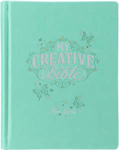 ESV Journaling Bible My Creative Bible for Girls Teal Butterfly Hardcover