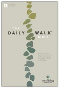 NLT Daily Walk Bible softcover 8.6 point font