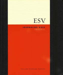 ESV Journaling Bible 2 column black hardcover 7 point font