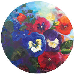 Creative art: Pansy Go Round