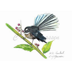 Creative art: Fantail Print A4 / A3