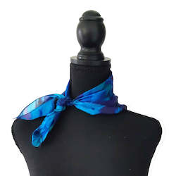 Paua` Pouring Silk Scarf