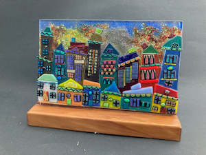 Cityscape 20cm base by 15cm high