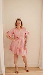 All The Frills Dress - Pink