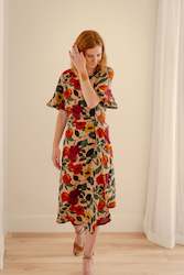 Tuck Dress - Summer Floral