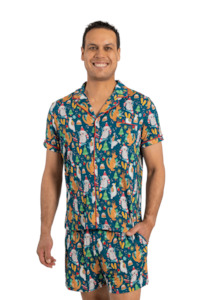 Men's Luxe Bamboo Australiana Christmas Pyjamas