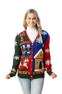 Women's Vintage Patchwork Christmas Cardigan