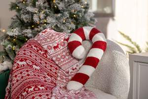 Cany Cane Christmas Cushion