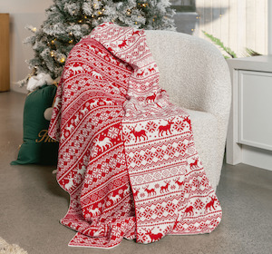 Clothing: Fair Isle Christmas Blanket