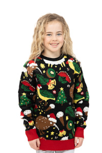 Children's Kiwiana Christmas Jumper