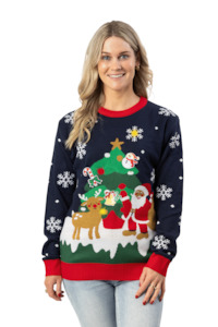 Women's 2023 Light Up Christmas Jumper