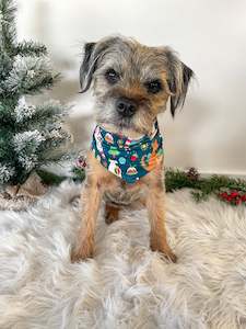 Christmas Pjs: Luxe Bamboo Australiana Dog Bandana