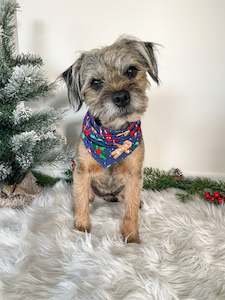 Luxe Bamboo Gingerbread Dog Bandana