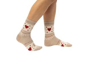 Women's Merry Gingerbread Christmas Socks