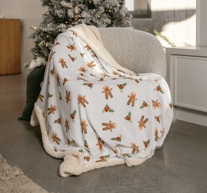 Gingerbread Christmas Blanket