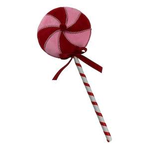 Pink and Red Swirl Lolly Pop -Medium