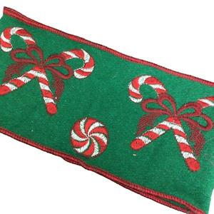 Red and Green Candy Ribbon