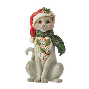 Jim Shore Heartwood Creek - Mini Christmas Cat