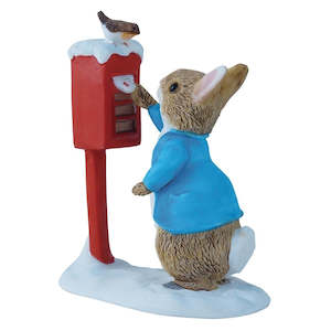 Heartwood Creek And Department 56 Range: Beatrix Potter Peter Rabbit Posting a Letter