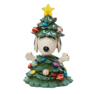 All Things Disney Mickey Mouse Snoopy Sleeping Beauty And More: Peanuts By Jim Shore - Snoopy as a Christmas Tree