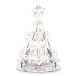 Acrylic Diamond Cut Light Tree - Small