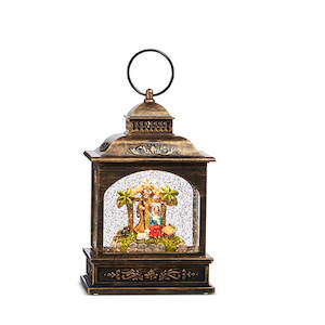 Holy Family Musical Light Water Lantern