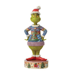 Department 56 - The Grinch - Grinch wearing his Ugly Sweater