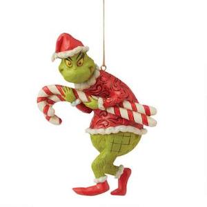 All Things Grinch: Jim Shore - Possible Dreams  - Grinch Stealing the Candy Caes - Hanging Ornament