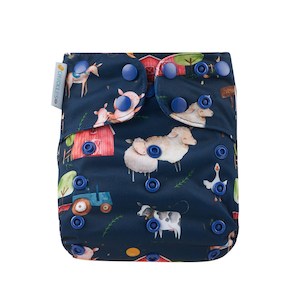 Prima Original Cloth Nappy - Large Size - Farm Life