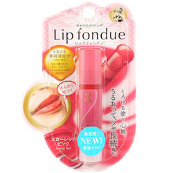 ROHTO Mentholatum lip fondue lip balm4.2g scarlet Pink