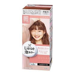 Kao bubble hair dye sugar pink